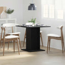 vidaXL Eettafel 80x80x75 cm bewerkt hout wit