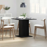 vidaXL Eettafel 80x80x75 cm bewerkt hout wit