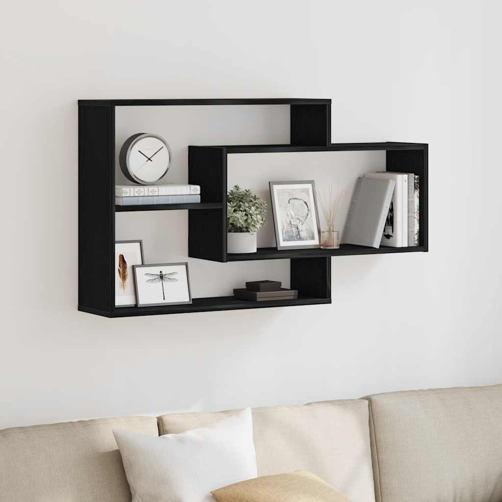 vidaXL Wandschappen 104x20x58,5 cm bewerkt hout wit