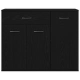 vidaXL Sideboard Black Oak 88x30x70 cm Engineered Wood
