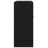 vidaXL Sideboard Black Oak 88x30x70 cm Engineered Wood