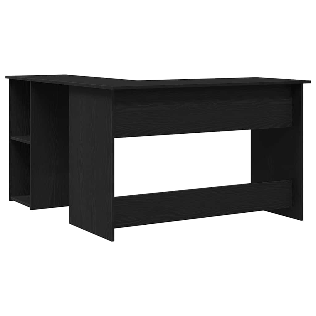vidaXL Hoekbureau L-vormig 120x140x75 cm bewerkt hout wit