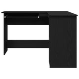 vidaXL Hoekbureau L-vormig 120x140x75 cm bewerkt hout wit