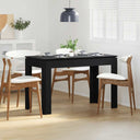 vidaXL Eettafel 120x60x76 cm bewerkt hout wit