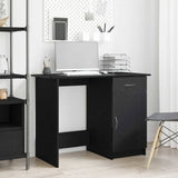 vidaXL Bureau 100x50x76 cm bewerkt hout wit