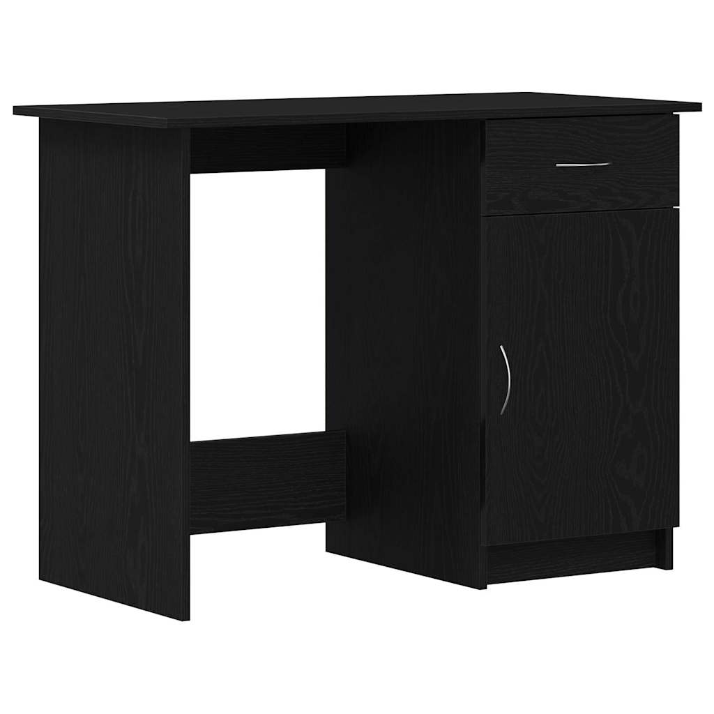 vidaXL Bureau 100x50x76 cm bewerkt hout wit