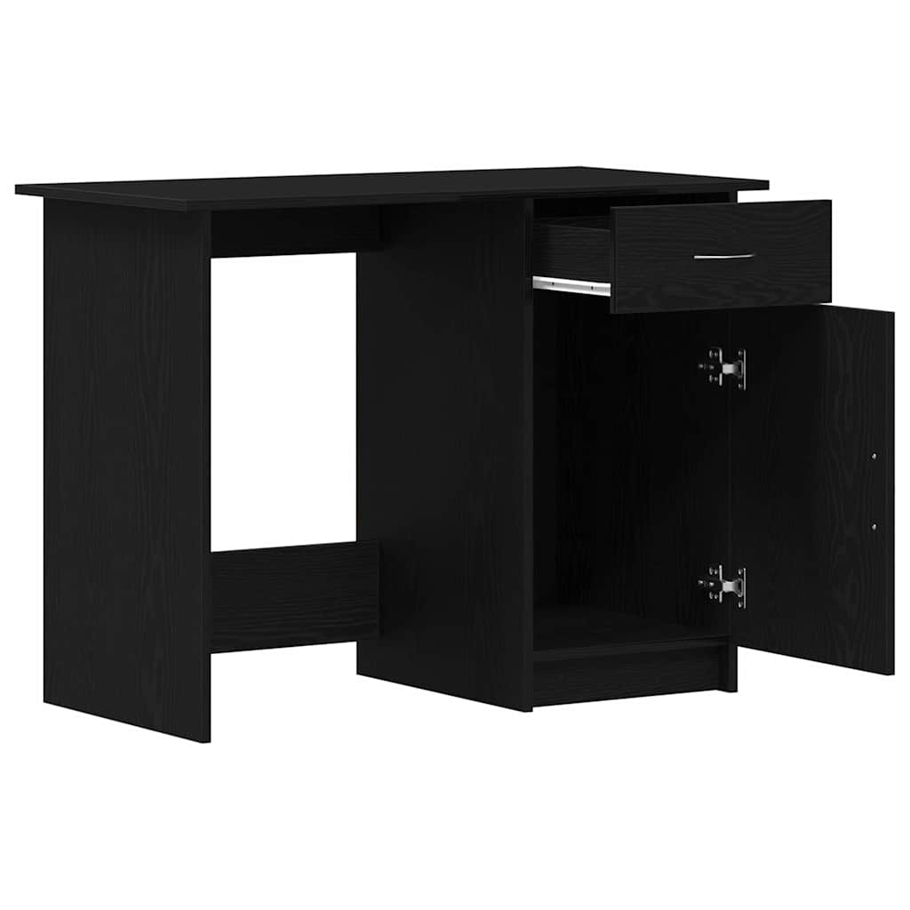 vidaXL Bureau 100x50x76 cm bewerkt hout wit