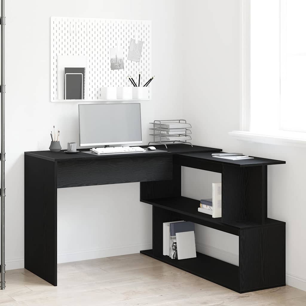 vidaXL Hoekbureau 200x50x76 cm bewerkt hout wit