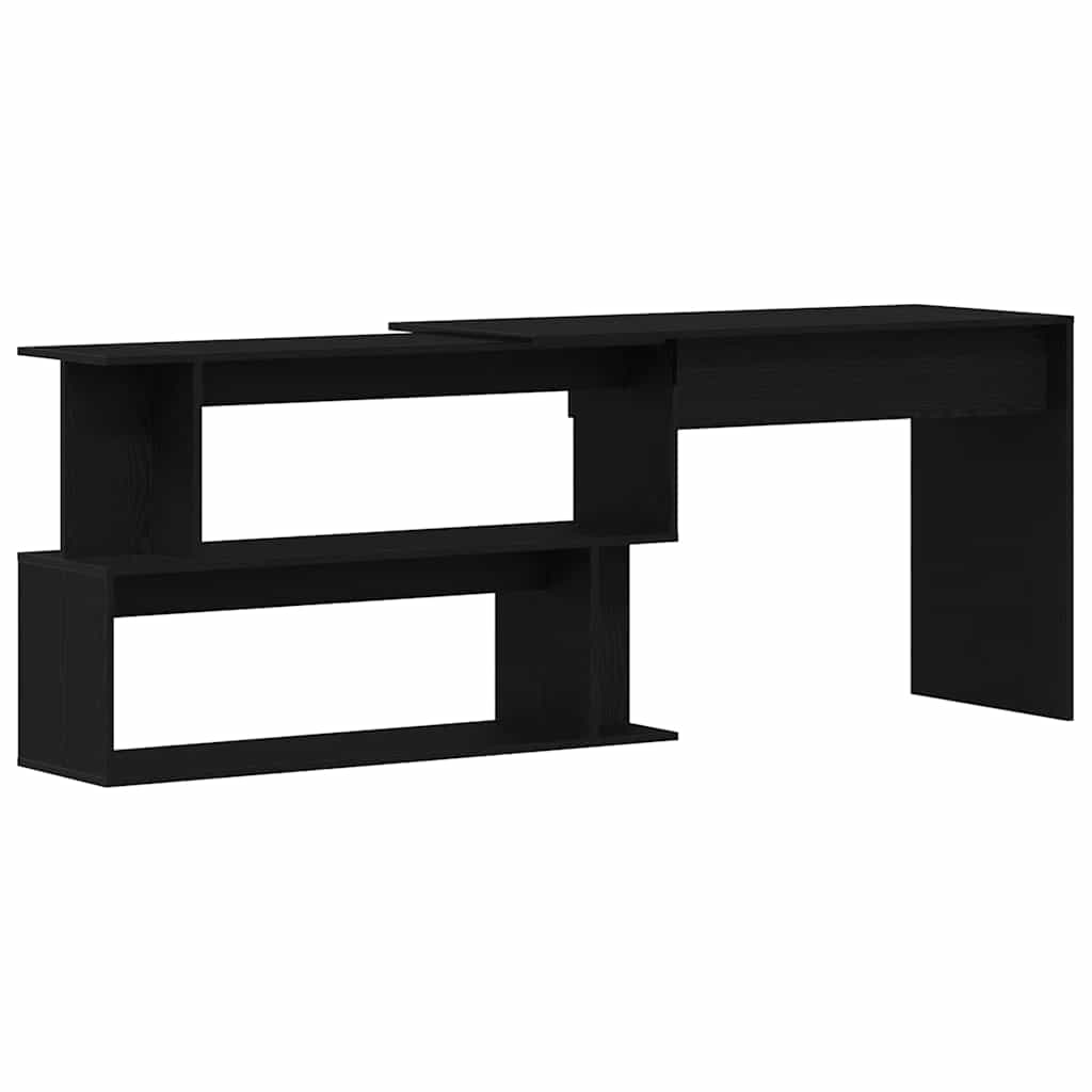 vidaXL Hoekbureau 200x50x76 cm bewerkt hout wit