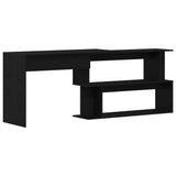 vidaXL Hoekbureau 200x50x76 cm bewerkt hout wit
