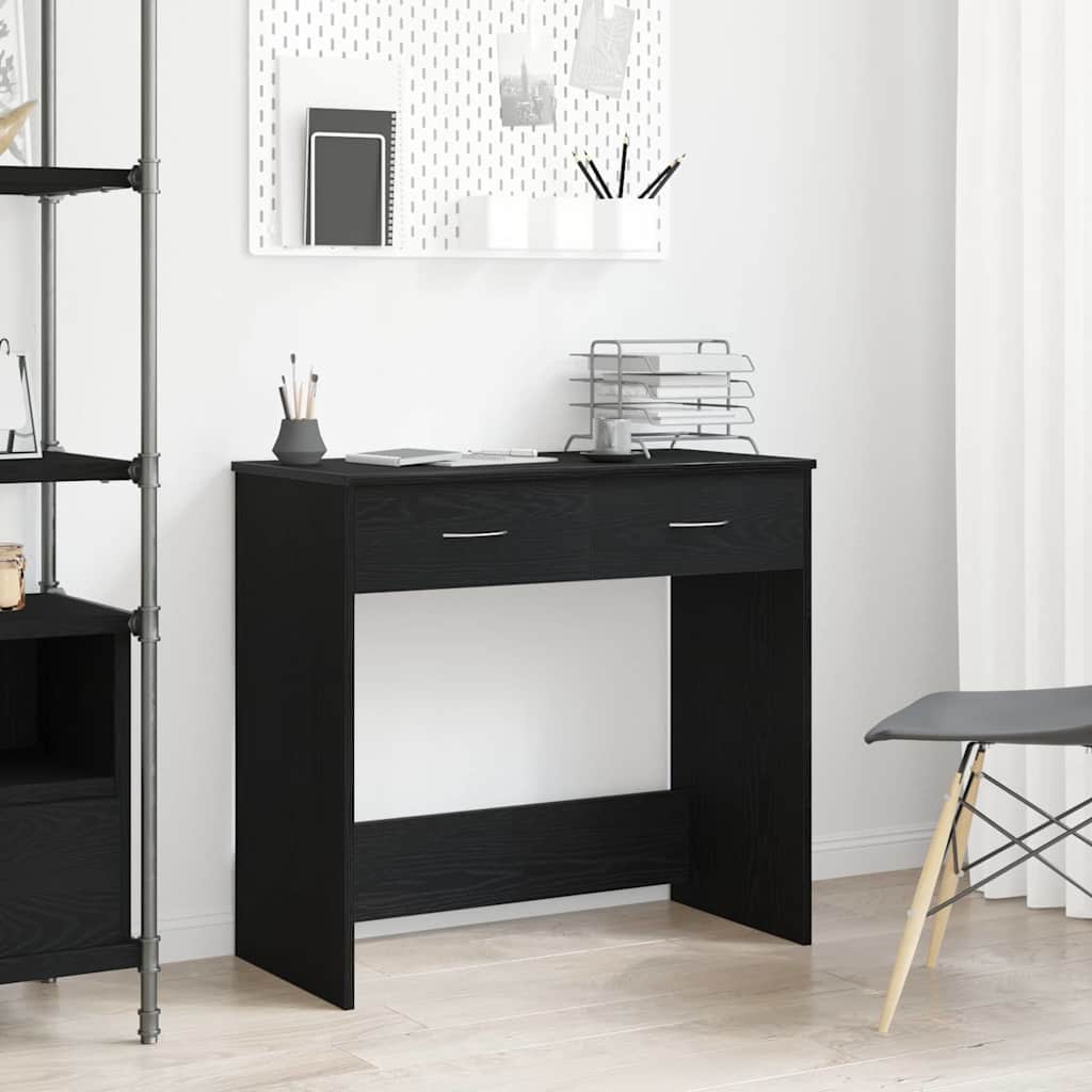 vidaXL Bureau 80x40x75 cm bewerkt hout wit