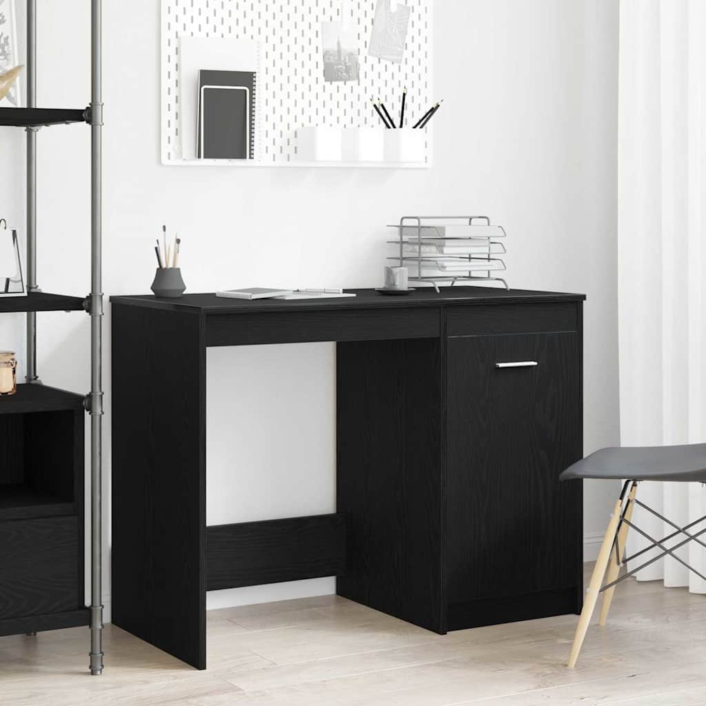vidaXL Desk 100x50x76 cm engineered wood white