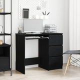 vidaXL Bureau 90x45x76 cm bewerkt hout wit