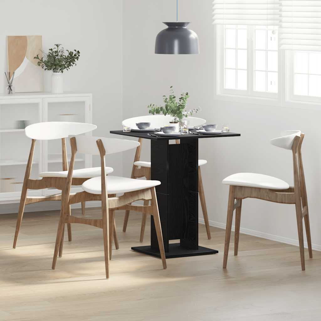 vidaXL Bistrotafel 60x60x75 cm bewerkt hout wit