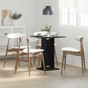 vidaXL Bistrotafel 60x60x75 cm bewerkt hout wit