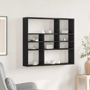 vidaXL Wandschap 90x16x78 cm bewerkt hout wit