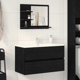 vidaXL Badkamerspiegel 60x10,5x45 cm bewerkt hout wit