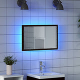vidaXL Bathroom Mirror LED 60x8.5x37 cm acrylic white