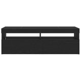 vidaXL Tv-meubel met LED-verlichting 120x35x40 cm wit