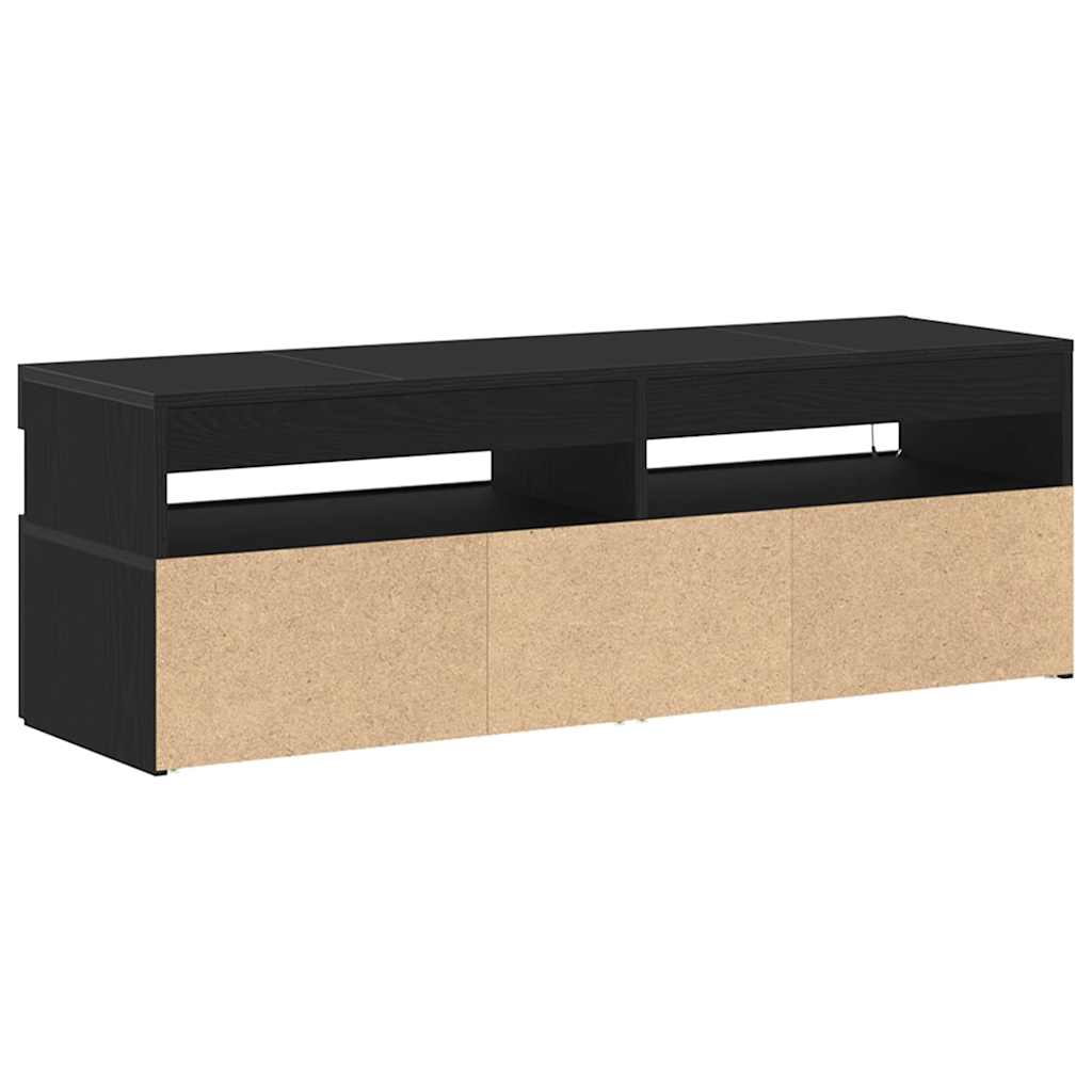vidaXL Tv-meubel met LED-verlichting 120x35x40 cm wit