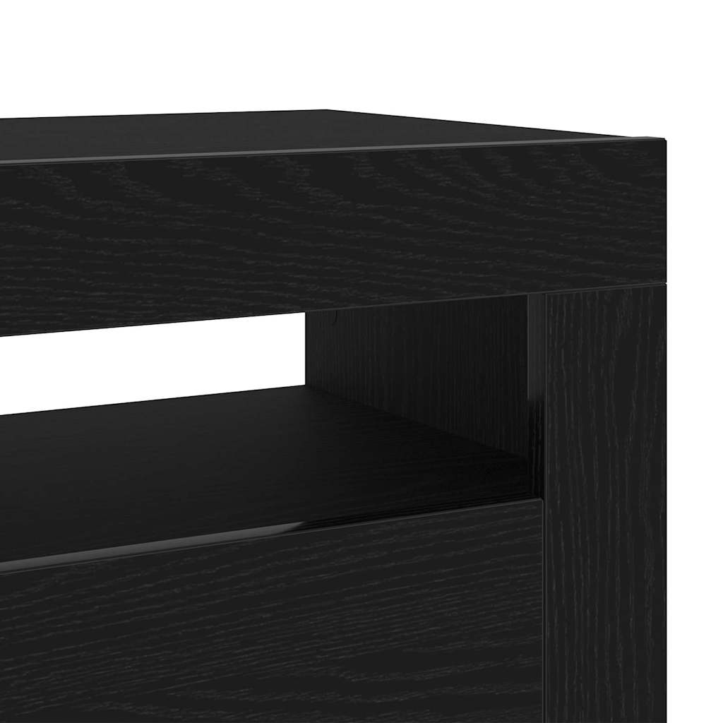 vidaXL Tv-meubel met LED-verlichting 120x35x40 cm wit
