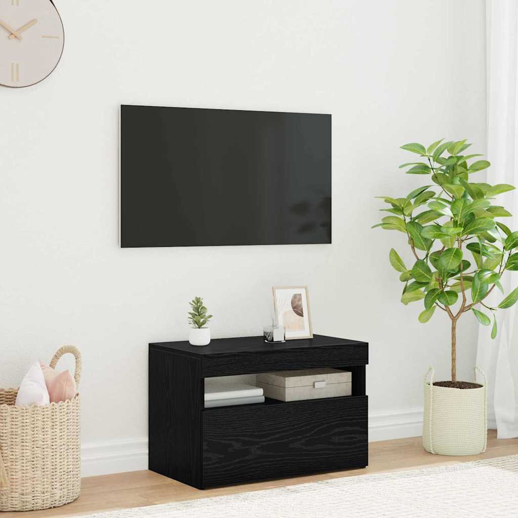 vidaXL Tv-meubel met LED-verlichting 120x35x40 cm wit