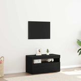 vidaXL Tv-meubel met LED-verlichting 120x35x40 cm wit