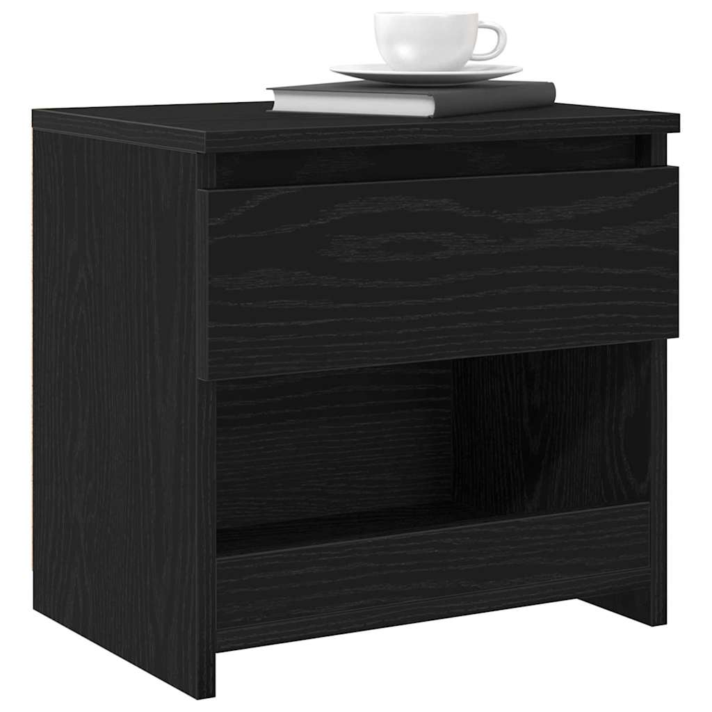 vidaXL Nachtkastje 40x30x39 cm bewerkt hout wit
