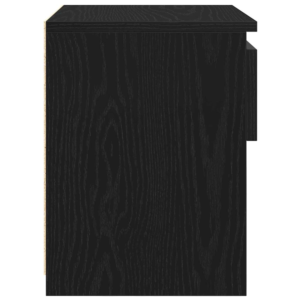 vidaXL Nachtkastje 40x30x39 cm bewerkt hout wit