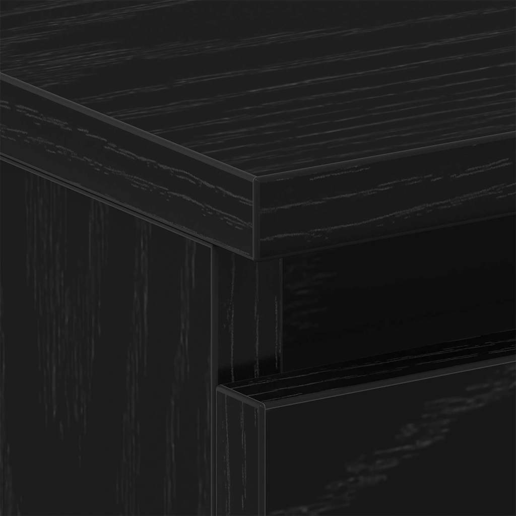 vidaXL Nachtkastje 40x30x39 cm bewerkt hout wit