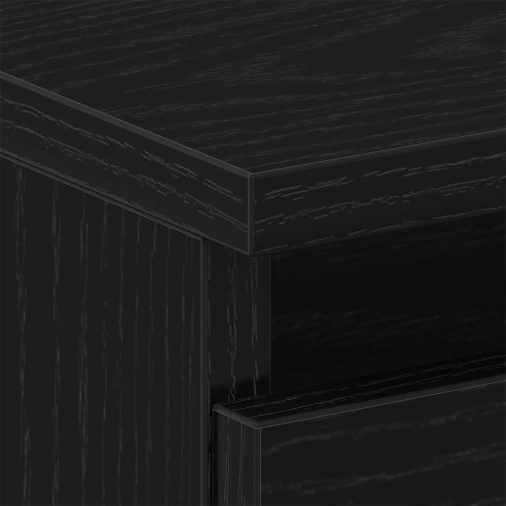 vidaXL Nightstand with Solid Wood Legs 40x35x69 cm White