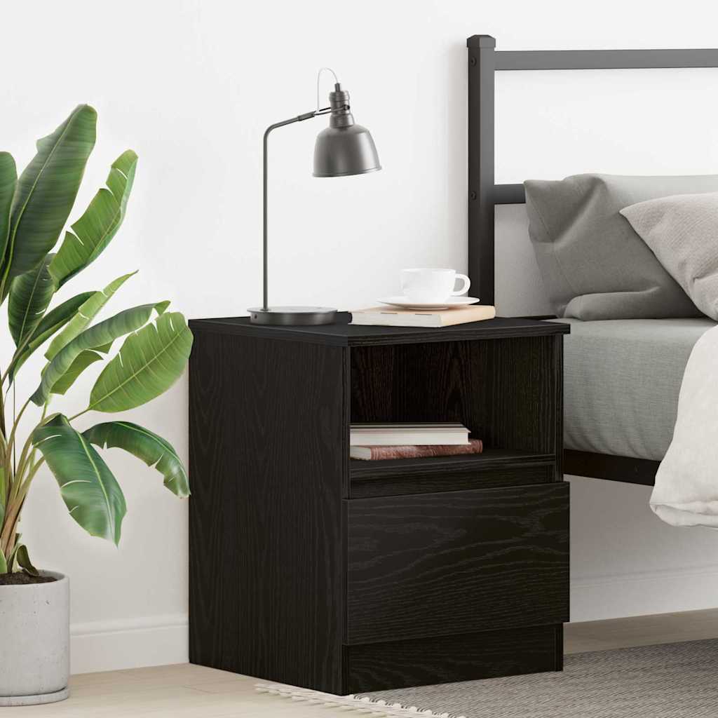 vidaXL Nightstand 40x40x50 cm engineered wood white