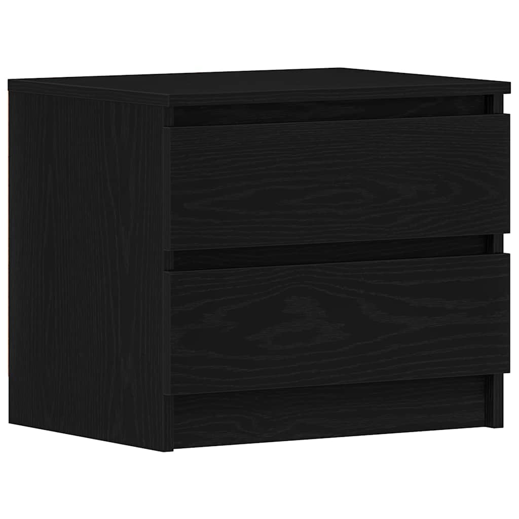 vidaXL Nachtkastje 50x39x43,5 cm bewerkt hout wit