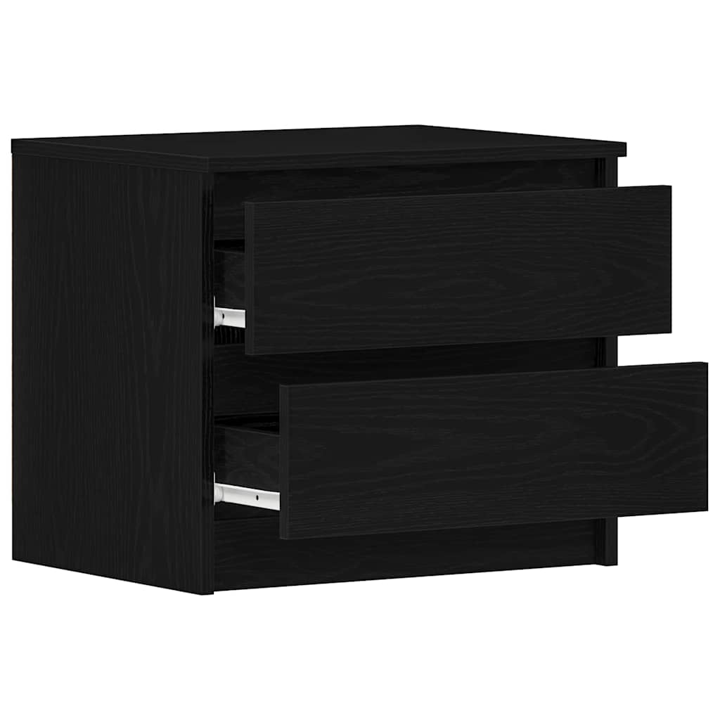 vidaXL Nachtkastje 50x39x43,5 cm bewerkt hout wit