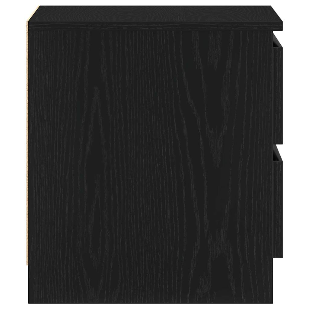 vidaXL Nachtkastje 50x39x43,5 cm bewerkt hout wit
