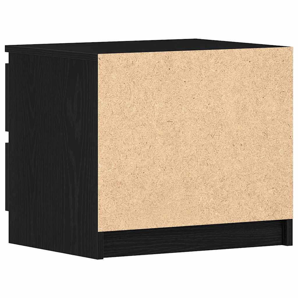 vidaXL Nachtkastje 50x39x43,5 cm bewerkt hout wit