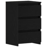 vidaXL Nachtkastje 40x35x62,5 cm bewerkt hout wit