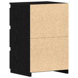 vidaXL Nachtkastje 40x35x62,5 cm bewerkt hout wit