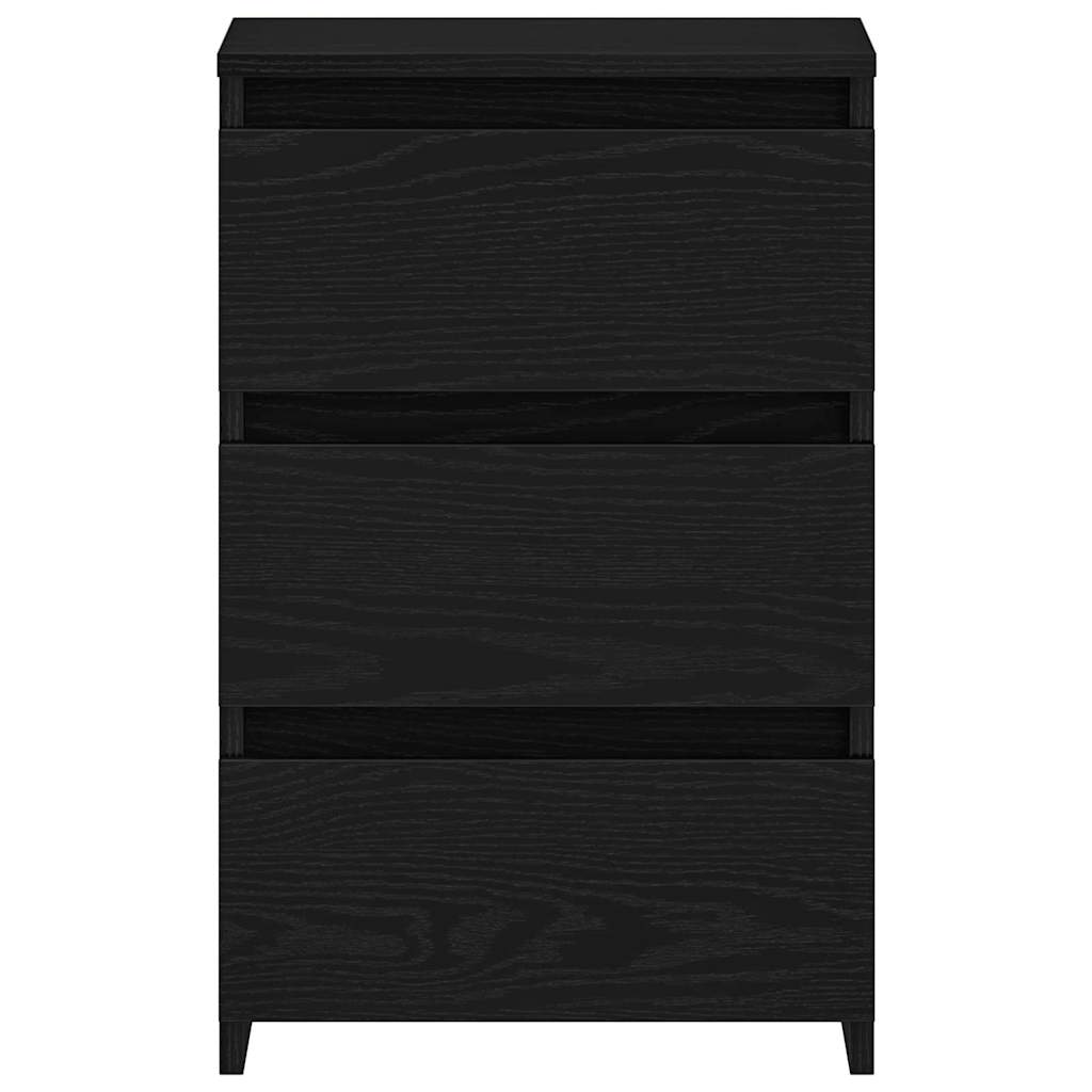 vidaXL Nachtkastje 40x35x62,5 cm bewerkt hout wit