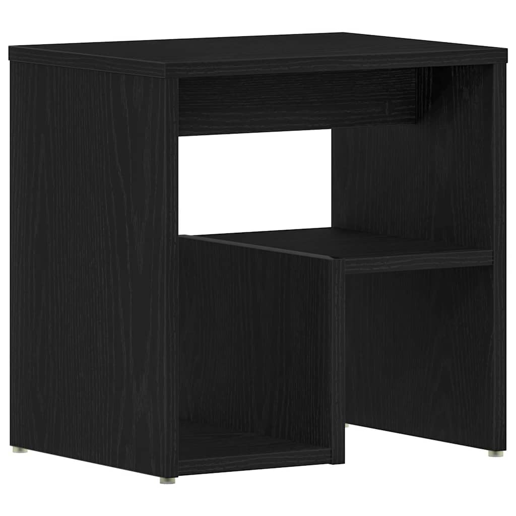 vidaXL Nachtkastje 40x30x40 cm bewerkt hout wit