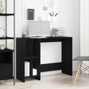 vidaXL Bureau 102,5x35x75 cm bewerkt hout wit