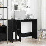 vidaXL Bureau 102,5x35x75 cm bewerkt hout wit
