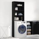 vidaXL Wasmachinekast 64x24x190 cm wit