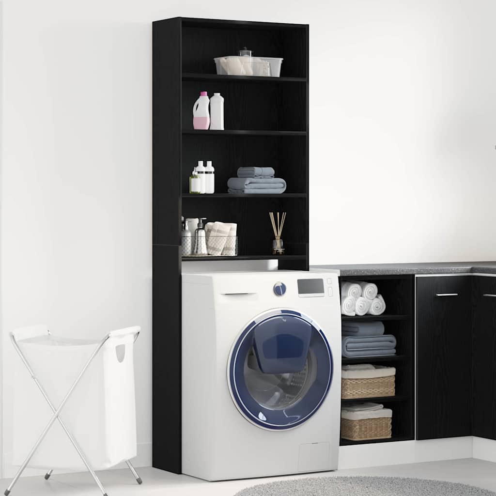 vidaXL Wasmachinekast 64x24x190 cm wit