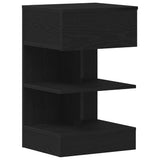 vidaXL Nachtkastje 40x35x65 cm bewerkt hout wit