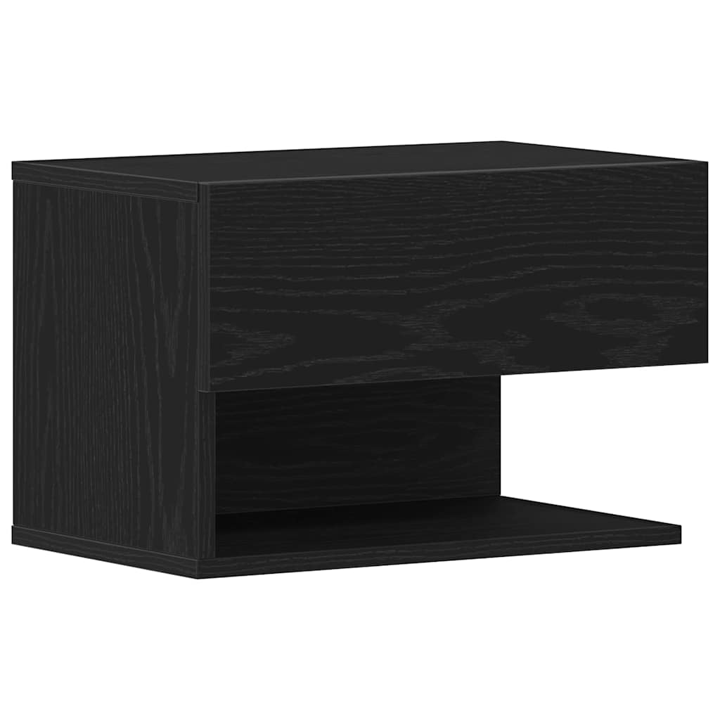 vidaXL Wall-Mounted Bedside Table White