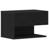 vidaXL Wall-Mounted Bedside Table White