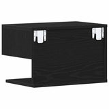 vidaXL Wall-Mounted Bedside Table White