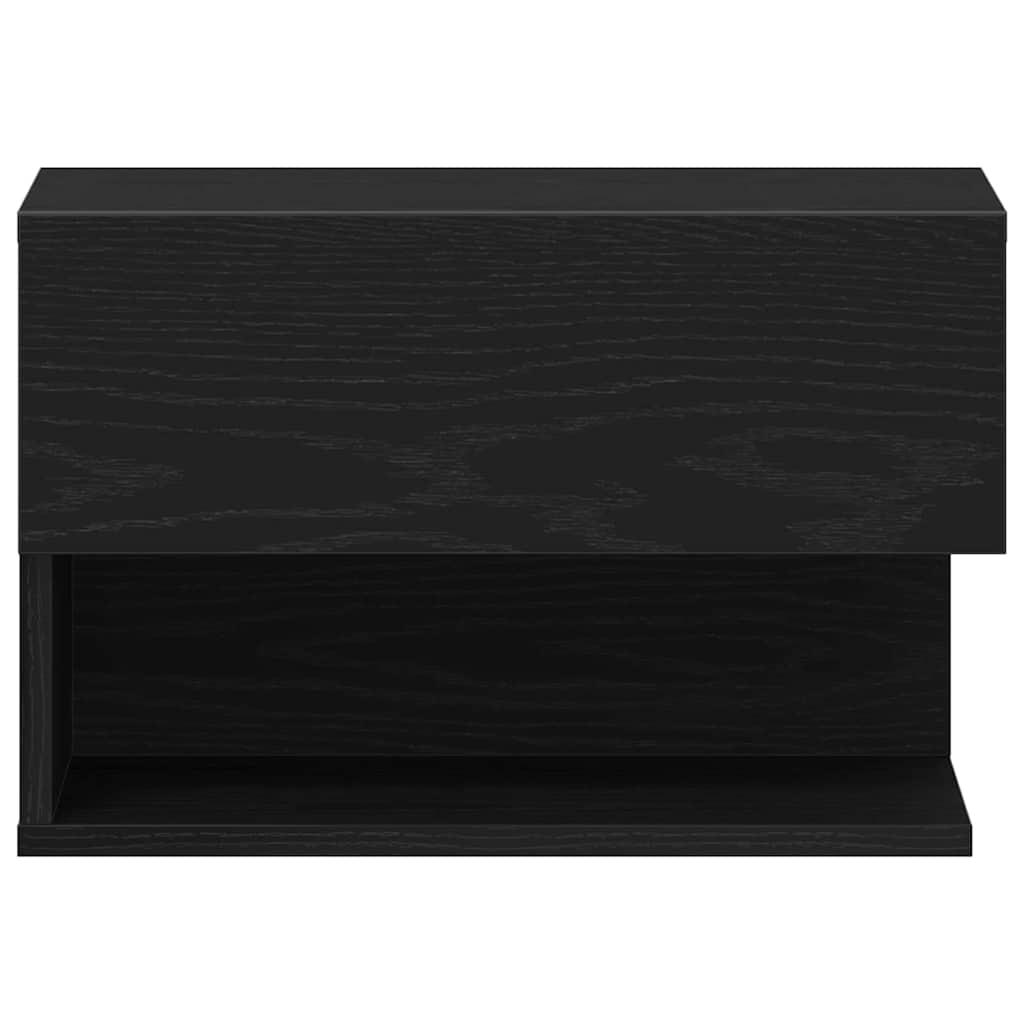 vidaXL Wall-Mounted Bedside Table White