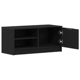 vidaXL Tv-meubel 80x35x36,5 cm bewerkt hout wit